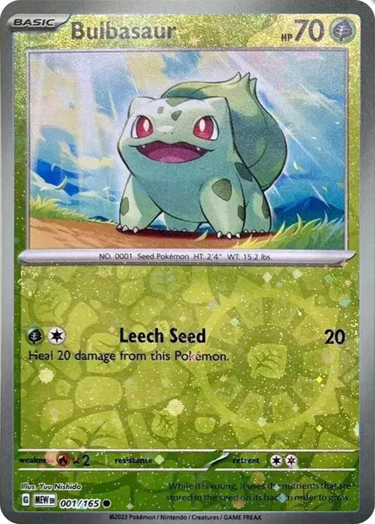Image for Bulbasaur - 001/165 (Cosmos Holo) (Costco Exclusive) (1) (MCAP)