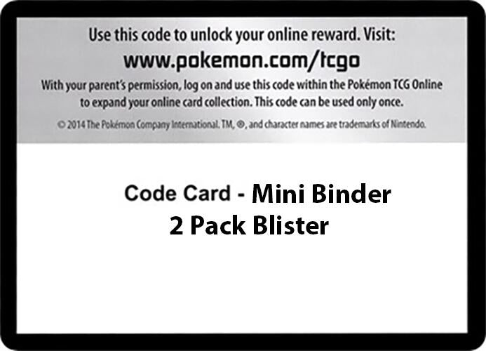 Image for Code Card - Mini Binder 2 Pack Blister (SM02)