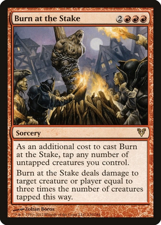 Image for Burn at the Stake (130) (AVR)