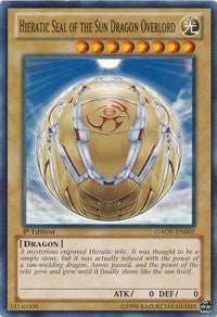 Image for Hieratic Seal of the Sun Dragon Overlord (2) (GAOV)