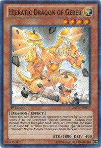 Image for Hieratic Dragon of Gebeb (19) (GAOV)