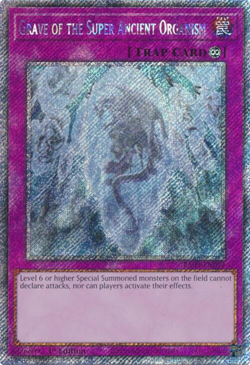 Image for Grave of the Super Ancient Organism (Platinum Secret Rare) (3077)