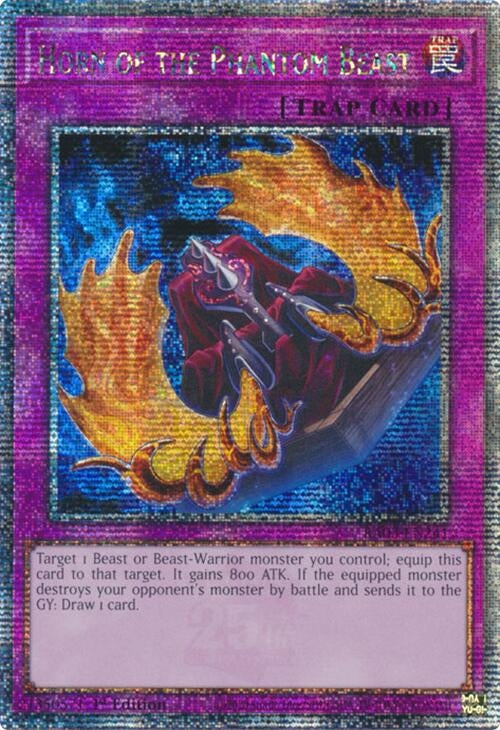 Image for Horn of the Phantom Beast (Quarter Century Secret Rare) (3241)