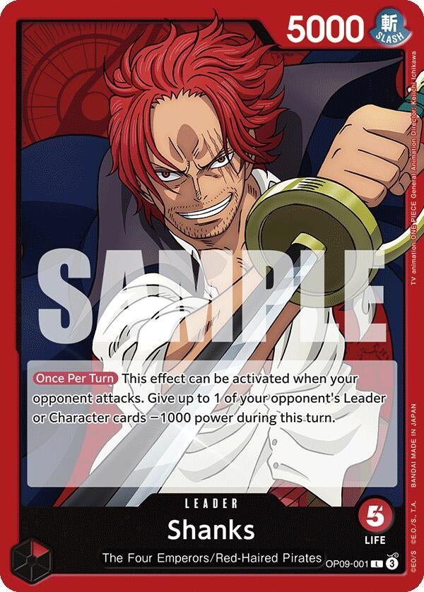 Image for Shanks (001) (9001) (OP09)