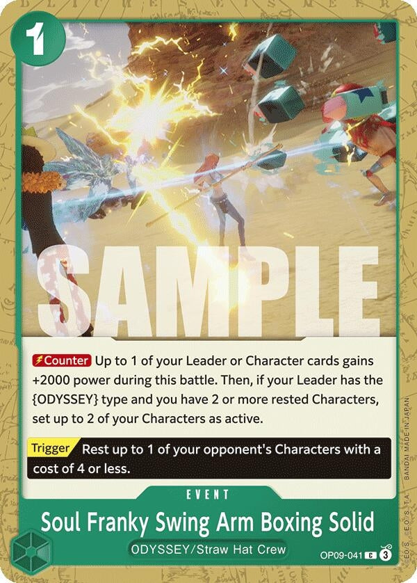 Image for Soul Franky Swing Arm Boxing Solid (OP09-041) (OP09)