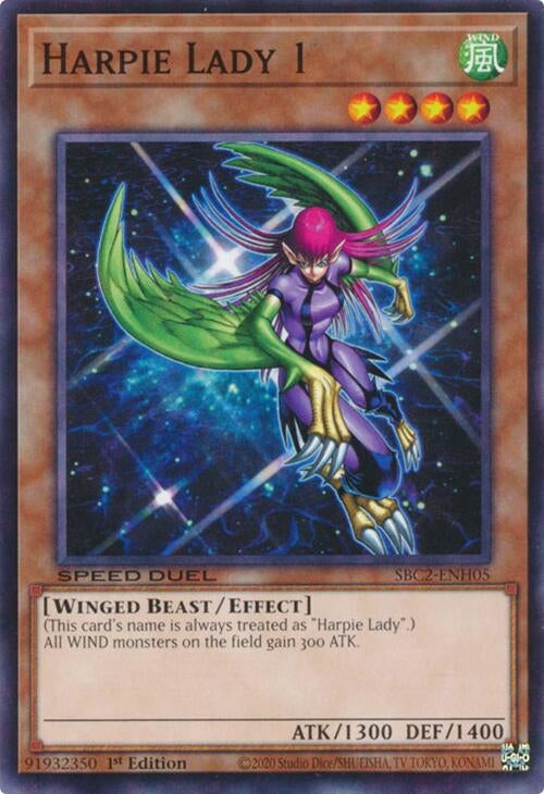 Image for Harpie Lady 1 (SBC2-ENH05) (SBC2)