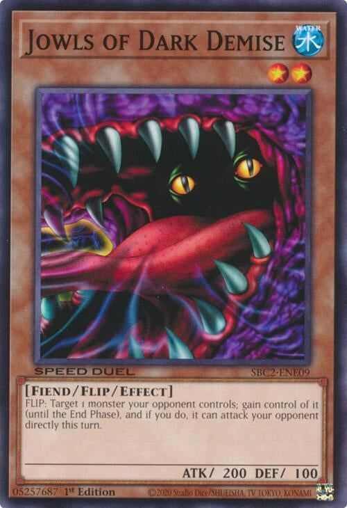 Image for Jowls of Dark Demise (SBC2-ENE09) (SBC2)