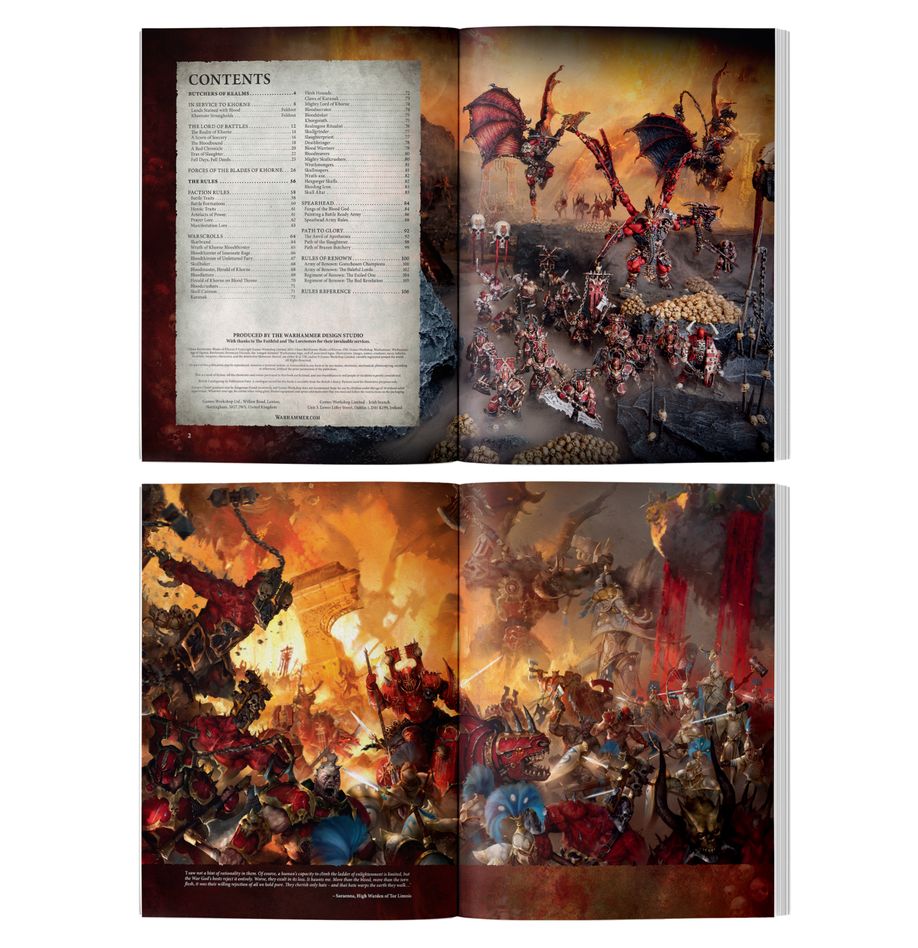Warhammer: Age of Sigmar Chaos Battletome: Blades of Khorne