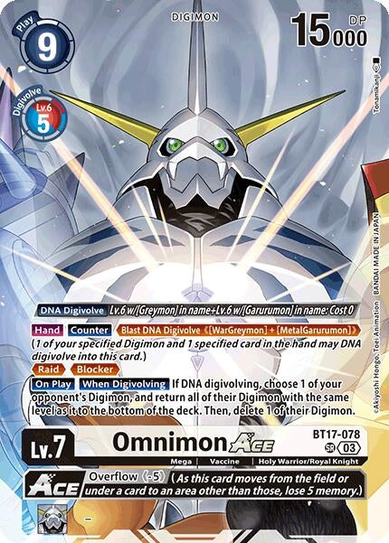 Omnimon ACE (Omnimon Binder Set) (BT17-078 SR) (BT17)