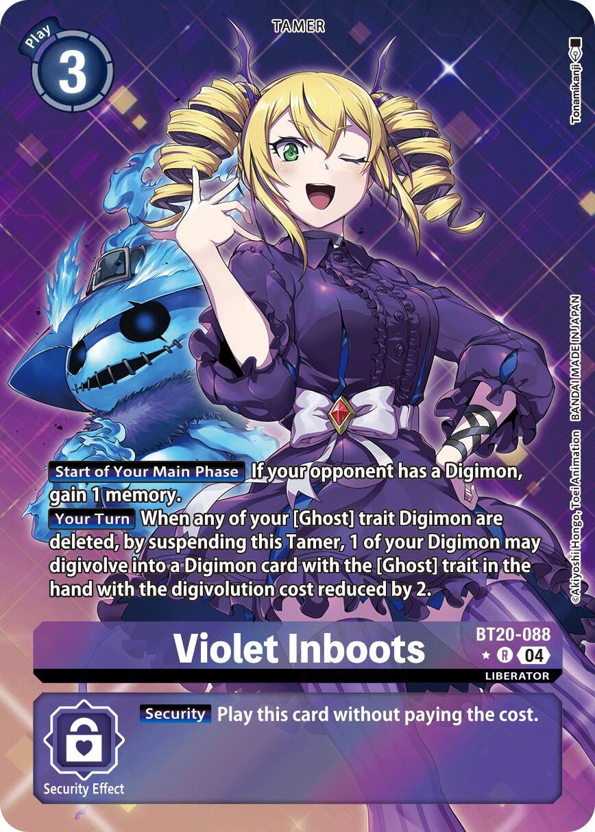 Violet Inboots - BT20-088 (Alternate Art) (BT20-088 R) (BT19-20)