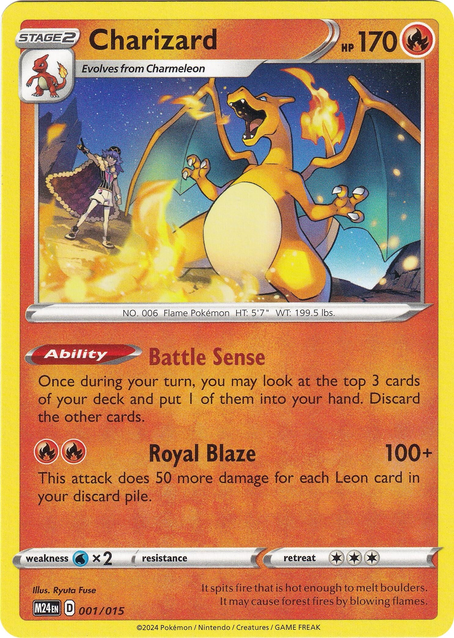 Image for Charizard (001/015) (M24)