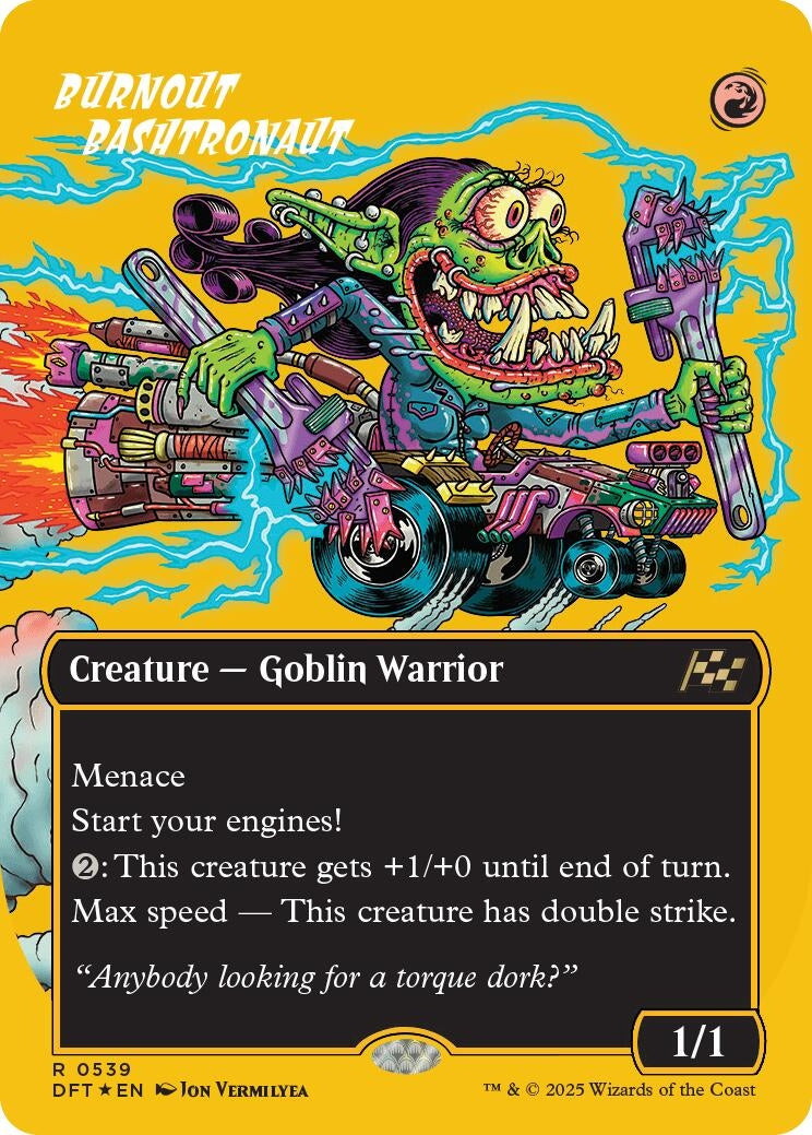 Image for Burnout Bashtronaut (Borderless) (First-Place Foil) (539) (DFT)