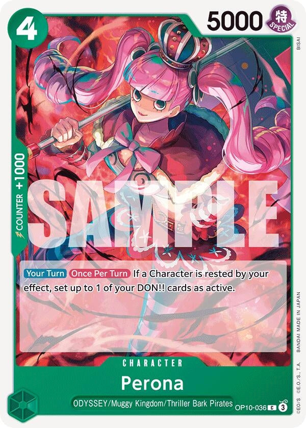 Image for Perona (036) (OP10-036) (OP10) - One Piece Card Game