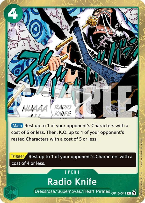 Image for Radio Knife (OP10-041) (OP10) - One Piece Card Game