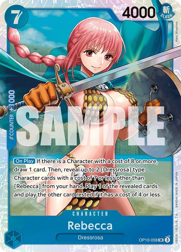 Image for Rebecca (OP10-058) (OP10) - One Piece Card Game