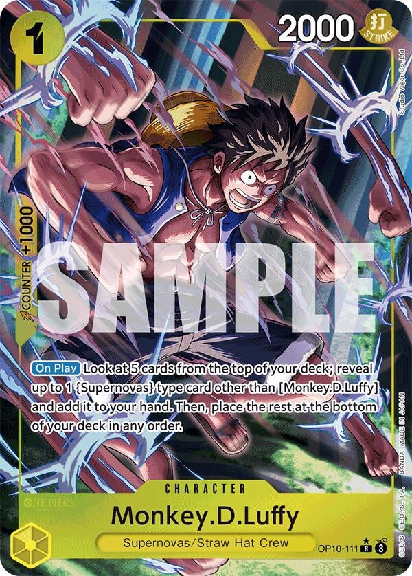 Image for Monkey.D.Luffy (111) (Parallel) (OP10-111) (OP10) - One Piece Card Game