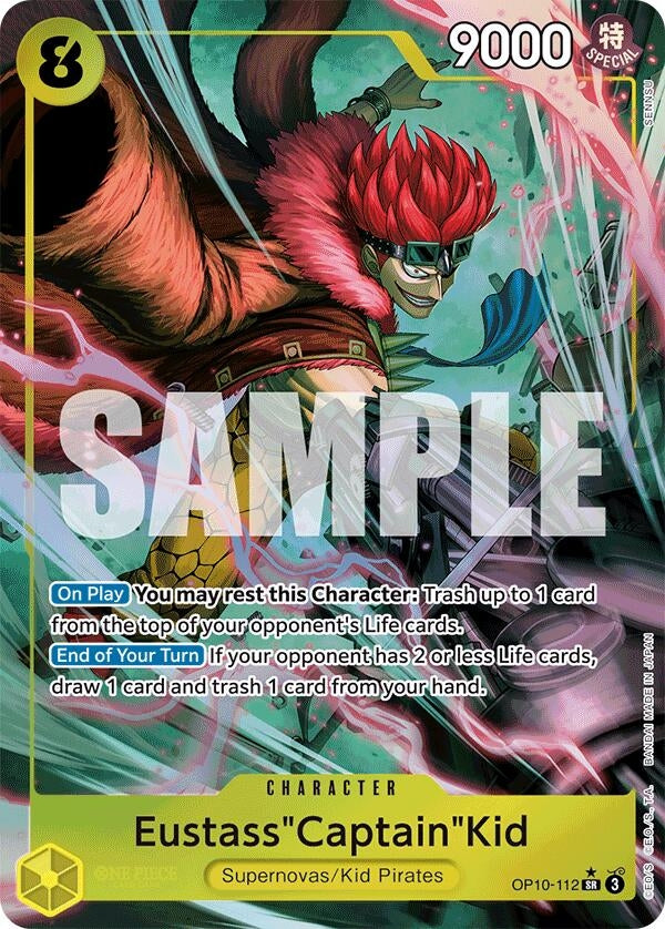 Image for Eustass"Captain"Kid (112) (Parallel) (OP10-112) (OP10) - One Piece Card Game