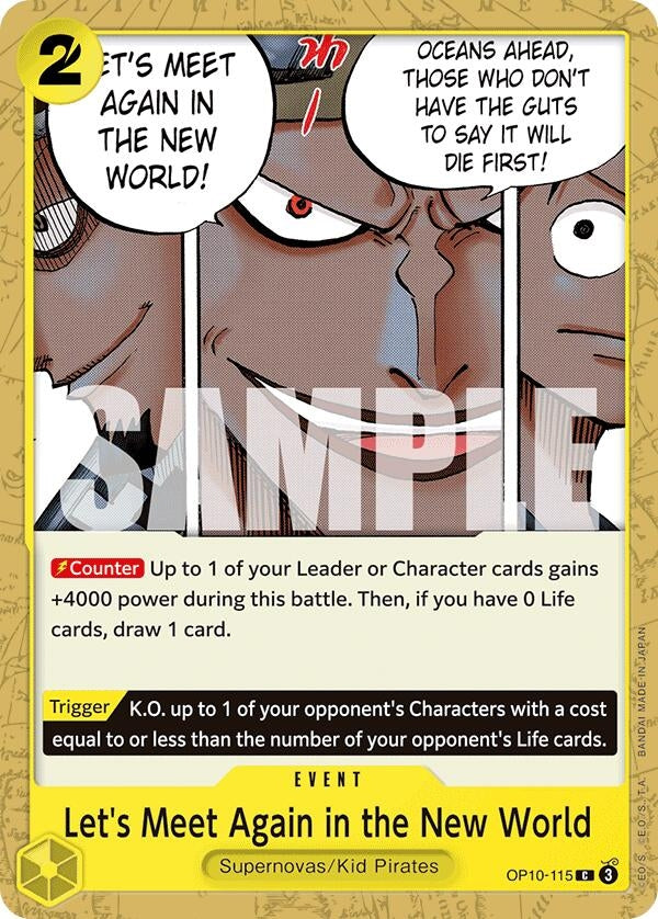 Image for Let's Meet Again in the New World (OP10-115) (OP10) - One Piece Card Game
