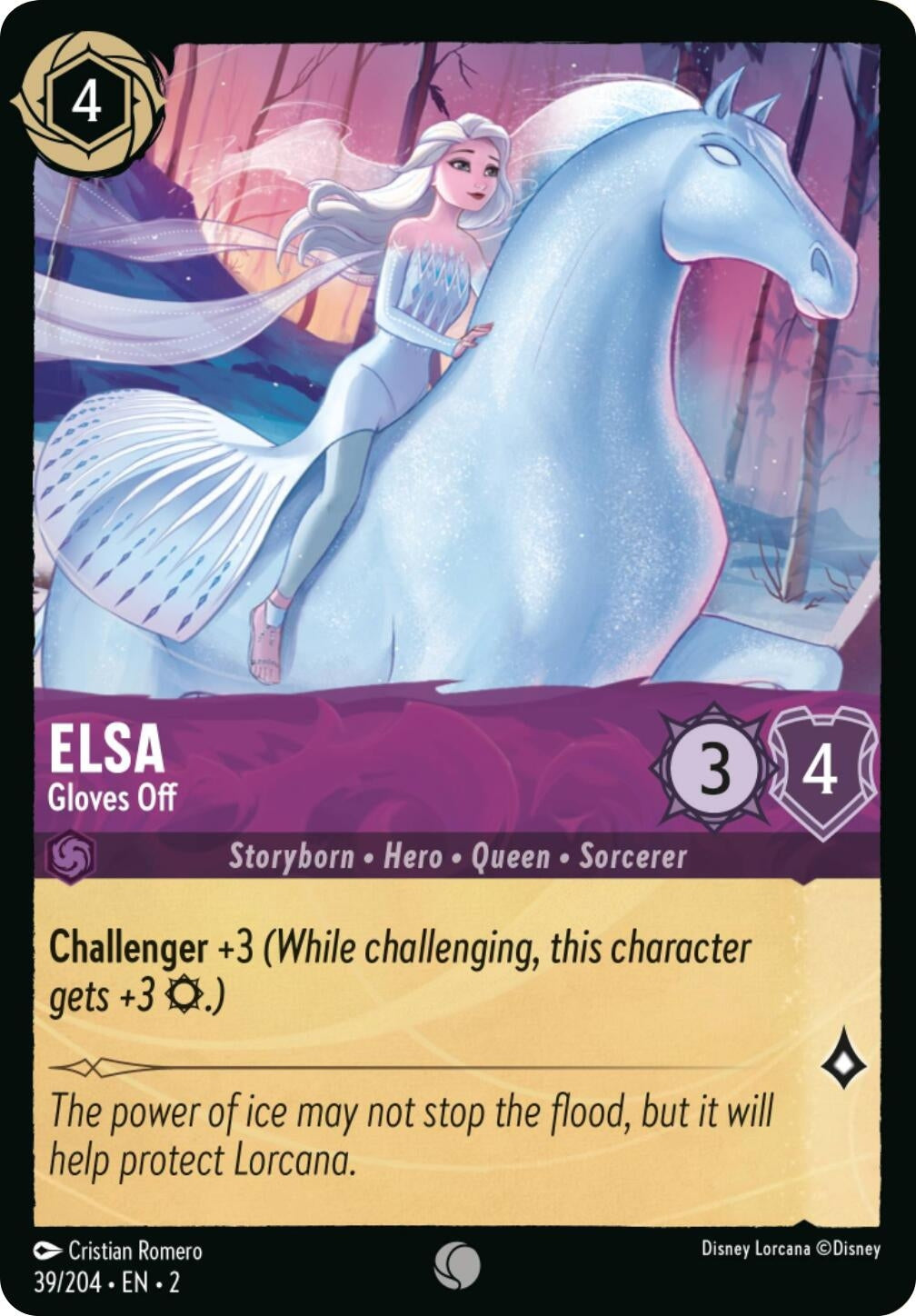 Image for Elsa - Gloves Off (Errata Version) (39/204) (2) - Disney Lorcana