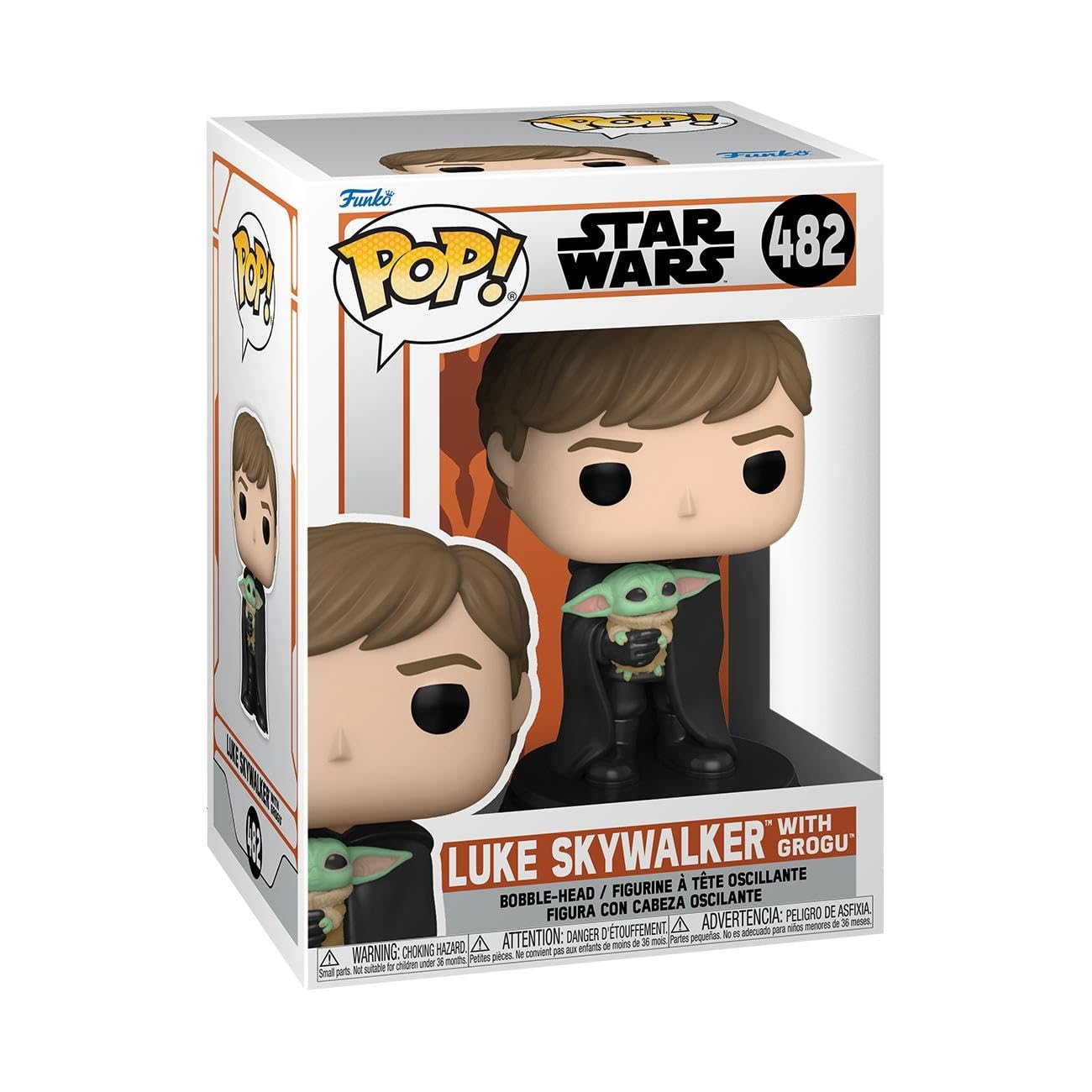 Funko Pop!: Star Wars - Luke Skywalker with Grogu #482