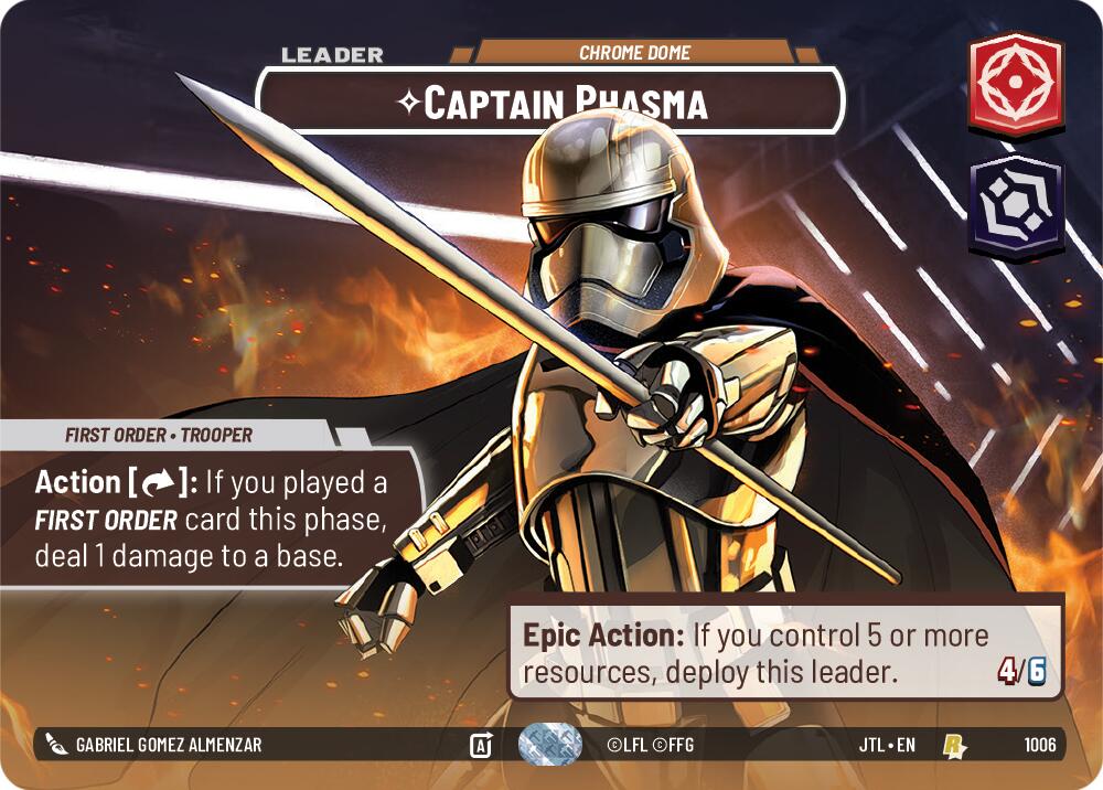 Captain Phasma - Chrome Dome (Showcase)