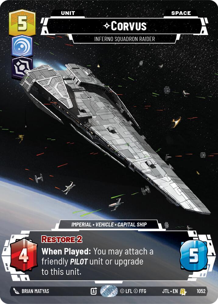 Corvus - Inferno Squadron Raider (Prestige Foil)