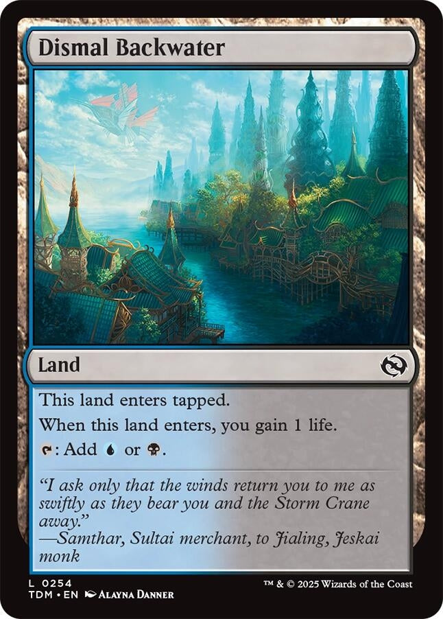 Image for Dismal Backwater (254) (TDM) - Magic: The Gathering