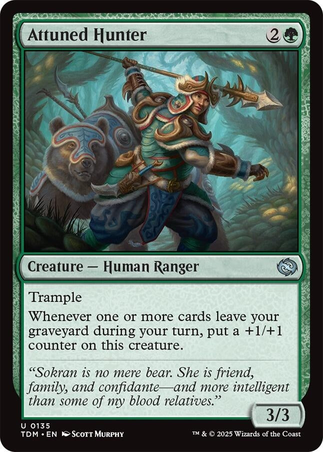 Image for Attuned Hunter (135) (TDM) - Magic: The Gathering