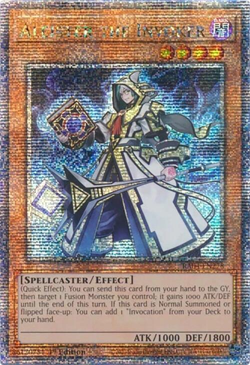 quarter century secret rare cards YuGiOh Trading Card Game Quarter Century Stampede Quarter Century Secret Rare Aleister the Invoker RA04-EN278