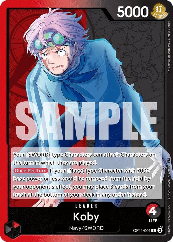 Image for Koby (001) (OP11-001) (OP11) - One Piece Card Game