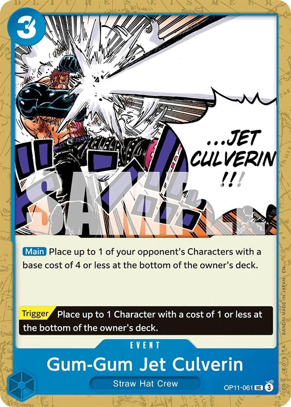 Image for Gum-Gum Jet Culverin (OP11-061) (OP11) - One Piece Card Game