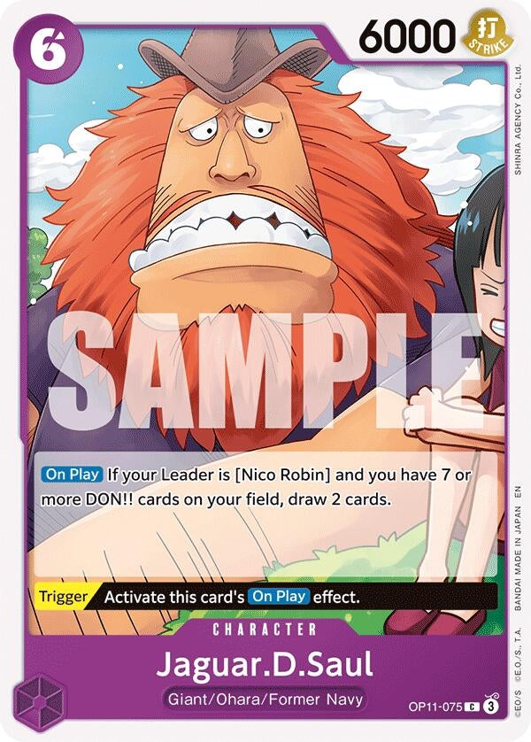 Image for Jaguar.D.Saul (OP11-075) (OP11) - One Piece Card Game