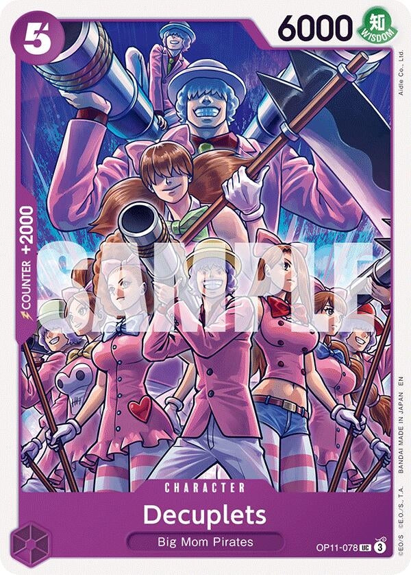 Image for Decuplets (OP11-078) (OP11) - One Piece Card Game
