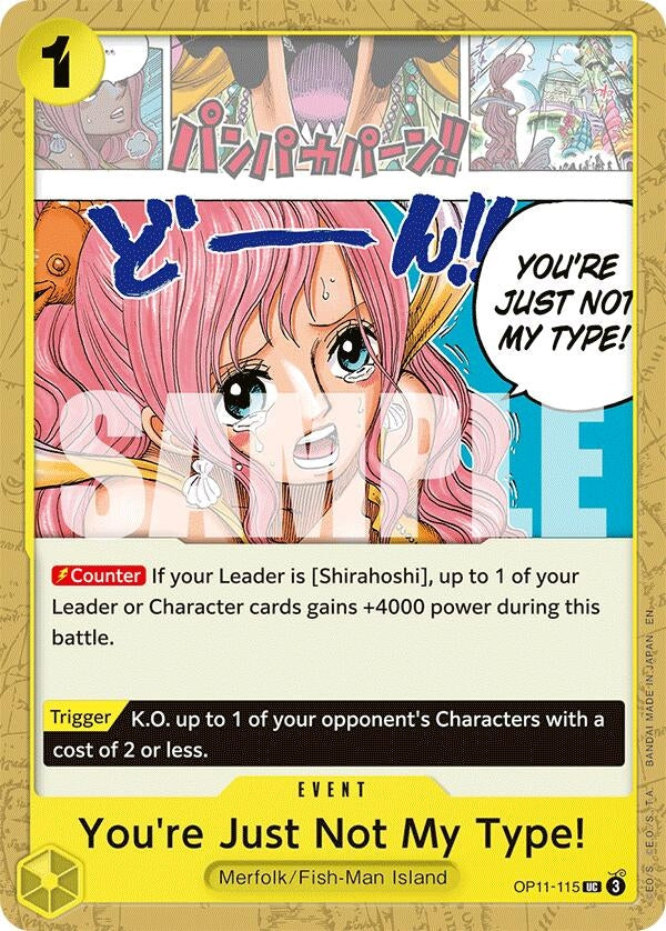 Image for You're Just Not My Type! (OP11-115) (OP11) - One Piece Card Game