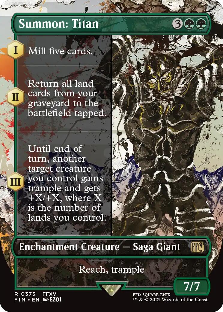 Summon: Titan (Borderless)