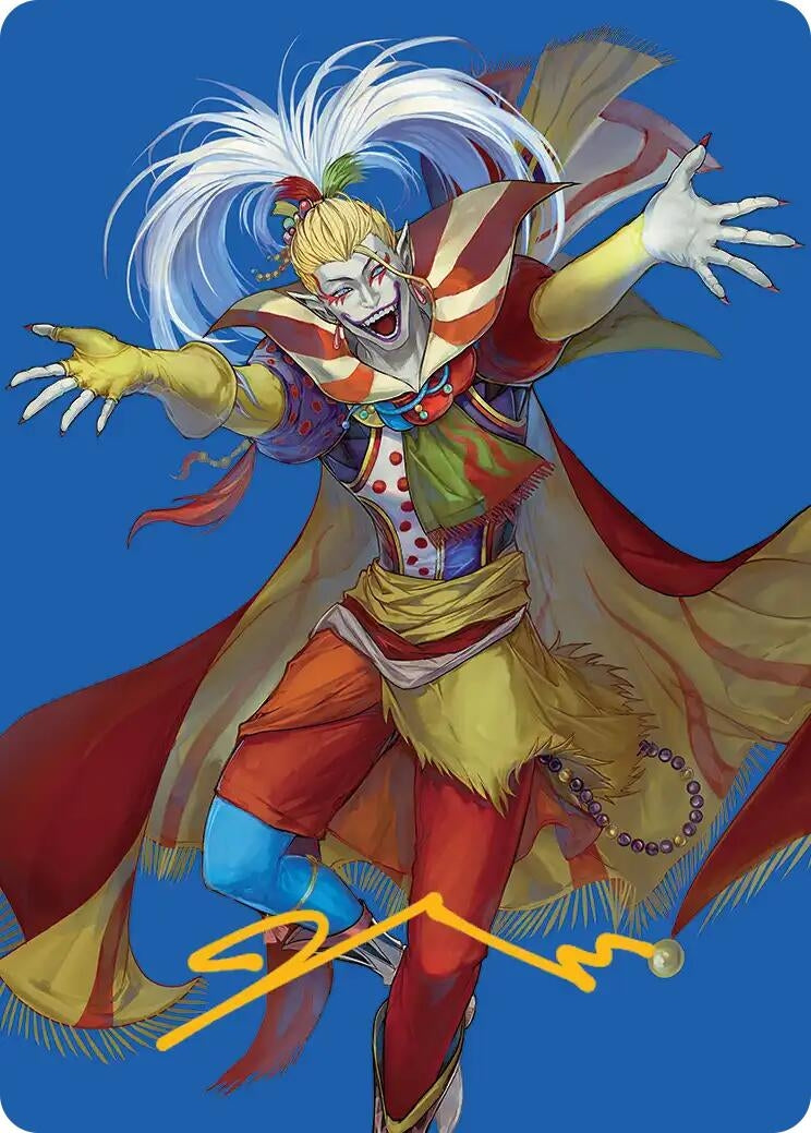 Kefka, Court Mage Art Card (Gold-Stamped Signature) (46) (AAFIN)
