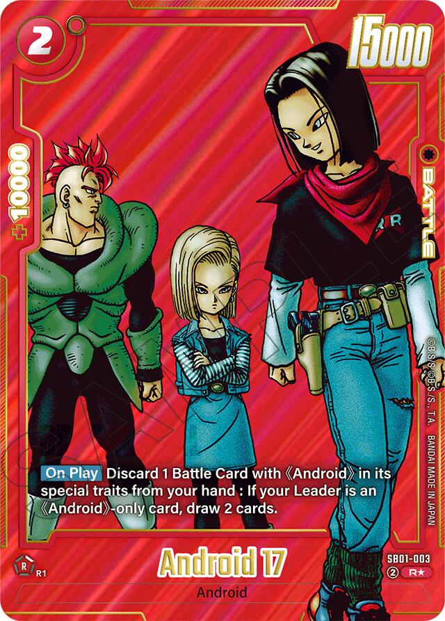Android 17 - SB01-003 (Alternate Art)