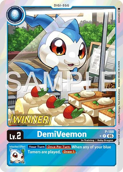 DemiVeemon (Store Tournament 2025 Vol.3 Winner Pack) (P-188 P) (Digimon Promotion Cards) (D-PR)