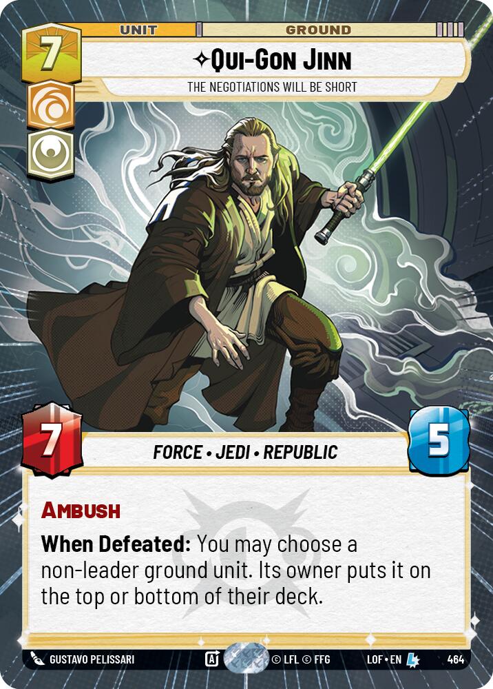 Qui-Gon Jinn - The Negotiations Will Be Short (Hyperspace)