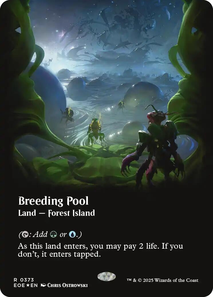 Breeding Pool (Borderless) (Galaxy Foil) (373) (EOE)