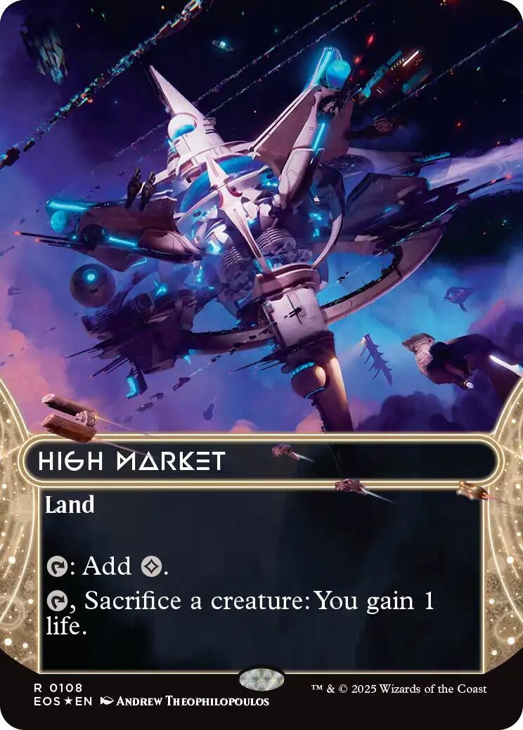 High Market (0108) (Borderless) (Galaxy Foil) (108) (EOS)