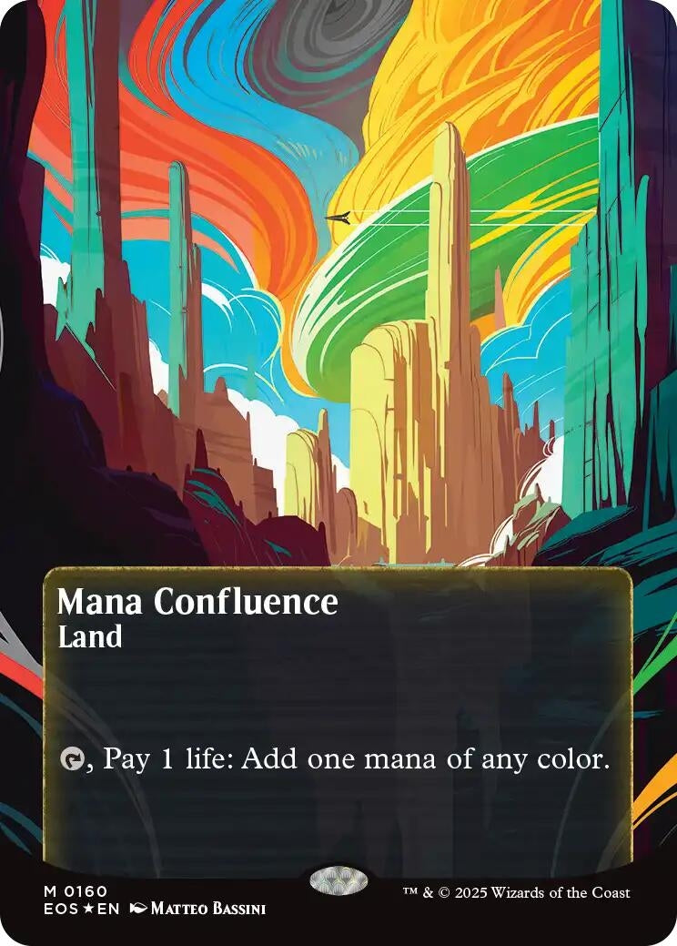Mana Confluence (0160) (Borderless) (Galaxy Foil) (160) (EOS)