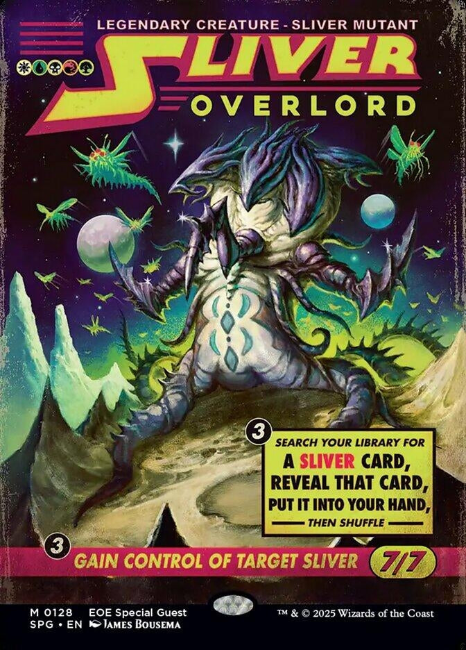 Sliver Overlord (Showcase) (128) (Special Guests)