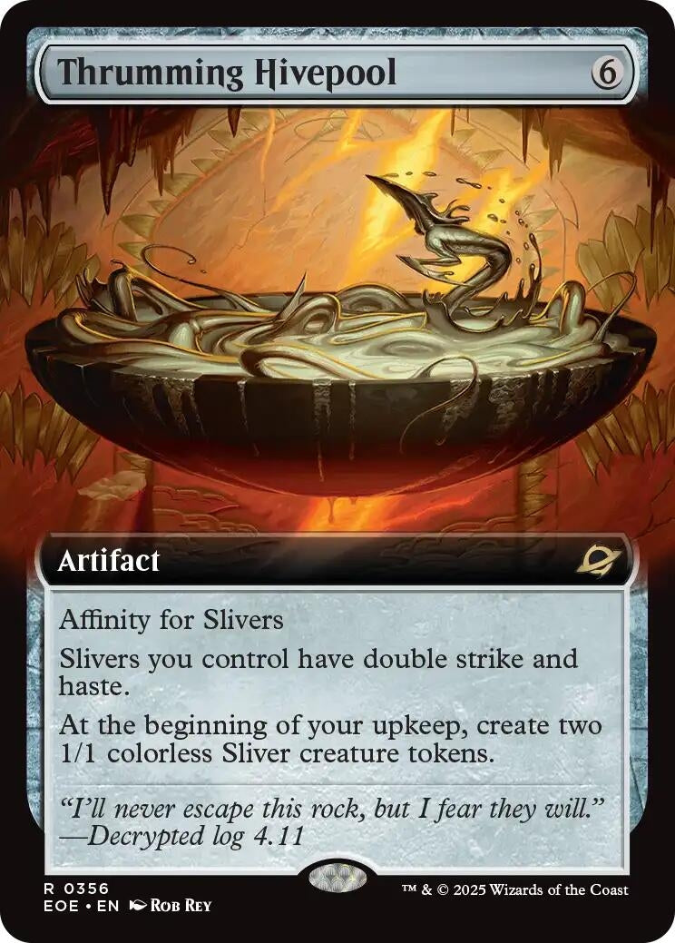 Thrumming Hivepool (Extended Art) (356) (EOE)