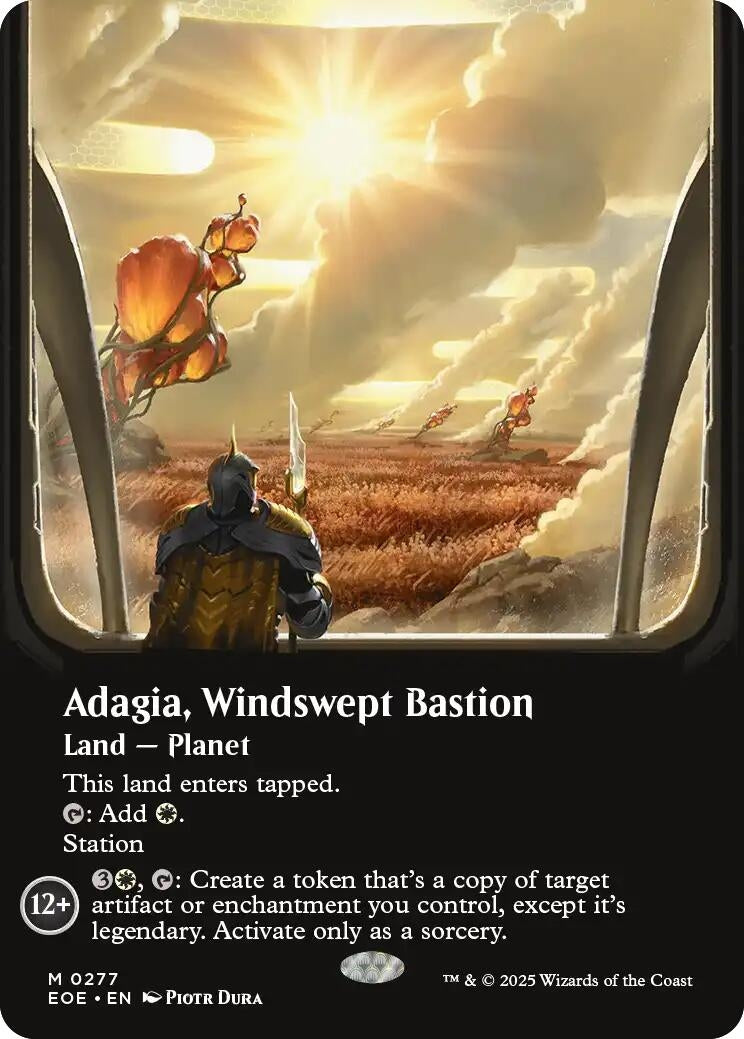 Adagia, Windswept Bastion (Borderless) (277) (EOE)