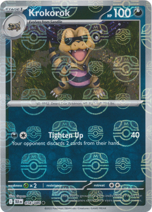 Krokorok (Master Ball Pattern)