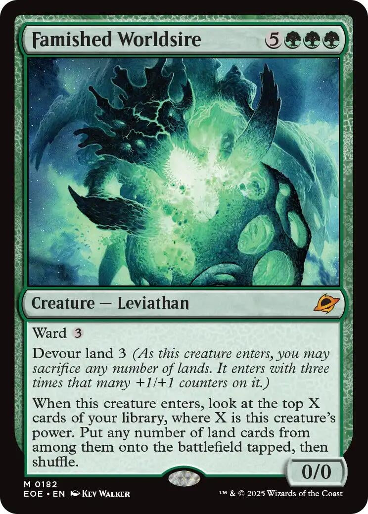 Famished Worldsire (182) (EOE)