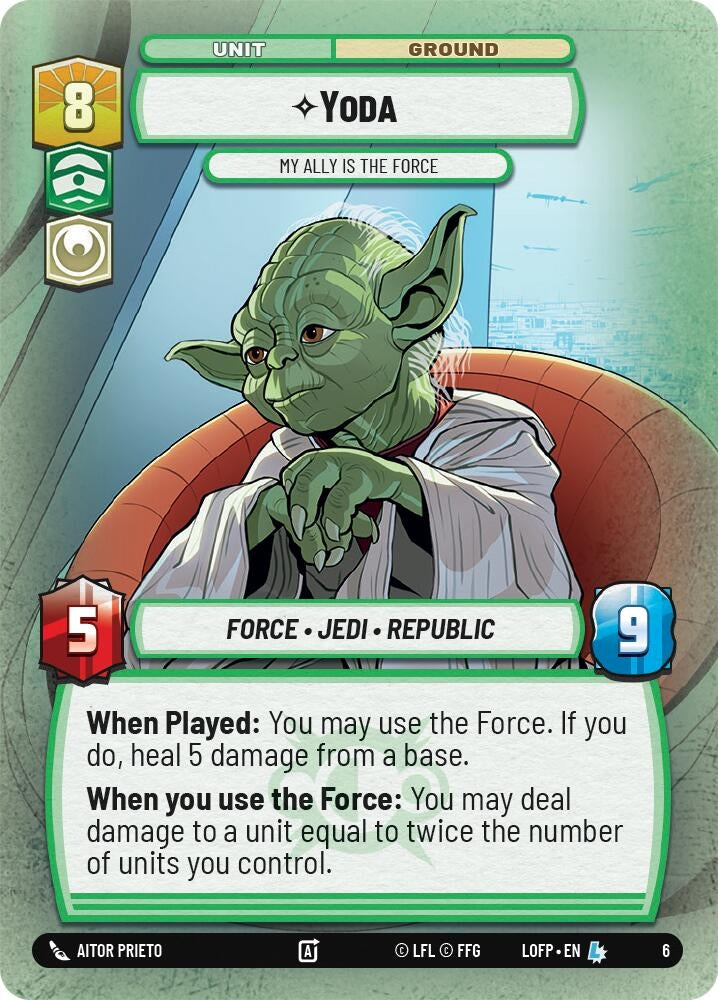 Yoda - My Ally is the Force (6) (OPP)
