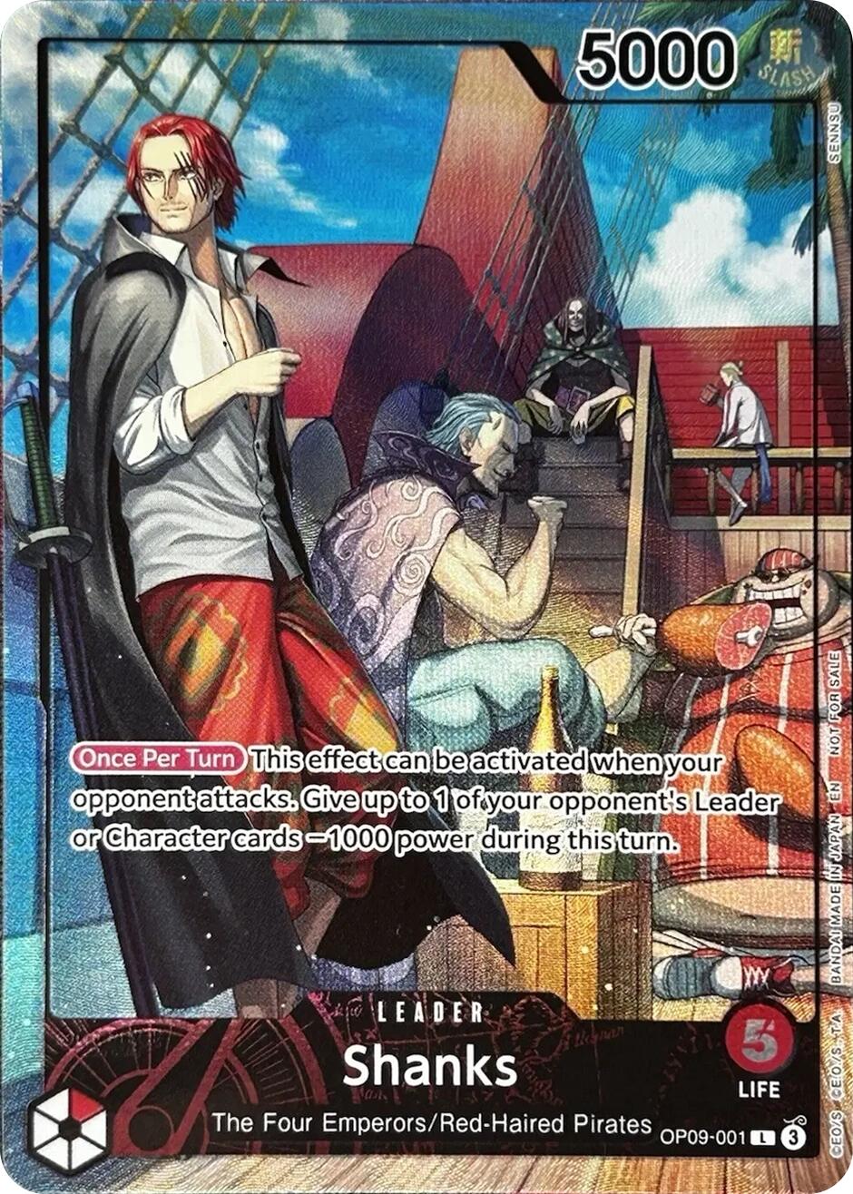 one piece card game shanks Shanks (2025 PSA Magazine Promo) - OP09-001