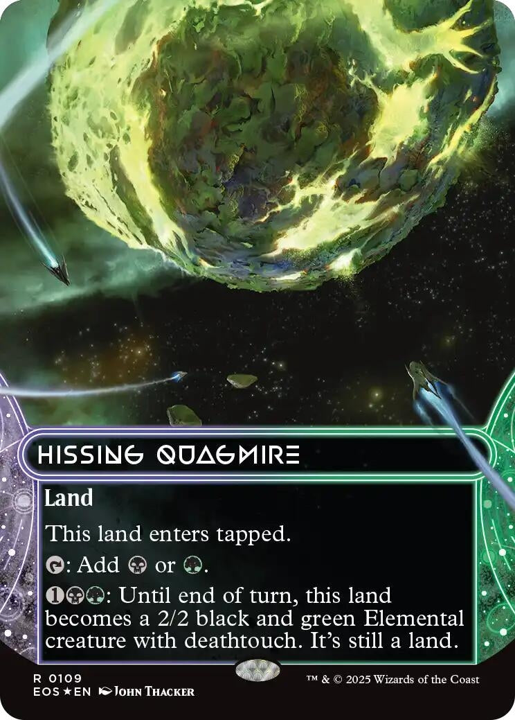 Hissing Quagmire (0109) (Borderless) (Galaxy Foil) (109) (EOS)